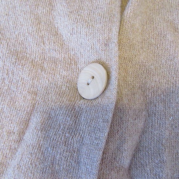 Womens A Ida Made in Italy Wool Blend Sweater Cardigan Sz L - Picture 2 of 8